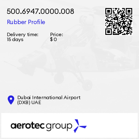 500.6947.0000.008 Rubber Profile