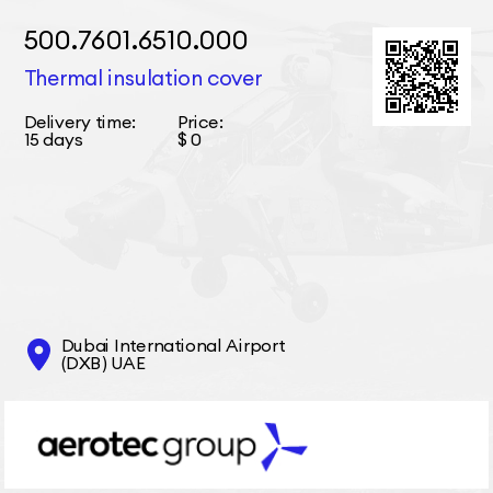 500.7601.6510.000 Thermal insulation cover