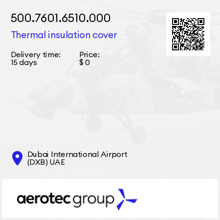 500.7601.6510.000 Thermal insulation cover