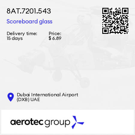 8АТ.7201.543 Scoreboard glass