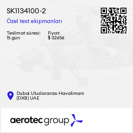 SK1134100-2 Özel test ekipmanları