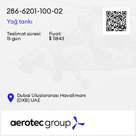 286-6201-100-02 Yağ tankı