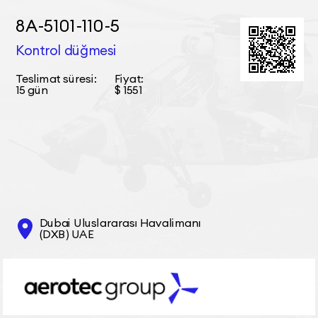 8А-5101-110-5 Kontrol düğmesi