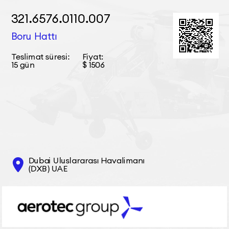 321.6576.0110.007 Boru Hattı