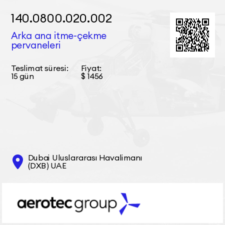 140.0800.020.002 Arka ana itme-çekme pervaneleri