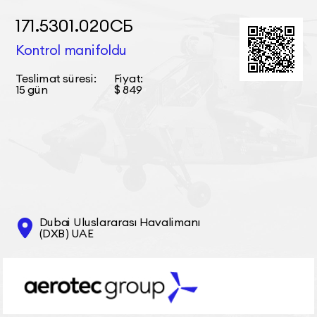 171.5301.020СБ Kontrol manifoldu