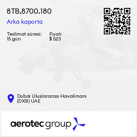 8ТВ.8700.180 Arka kaporta