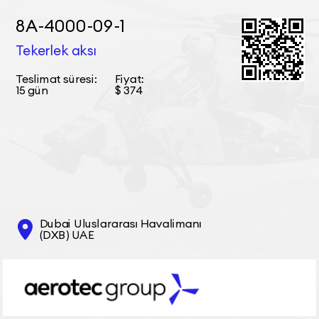 8А-4000-09-1 Tekerlek aksı