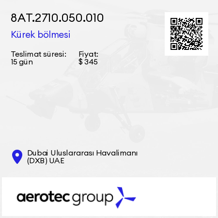 8АТ.2710.050.010 Kürek bölmesi