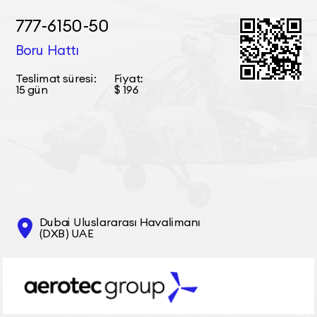 777-6150-50 Boru Hattı