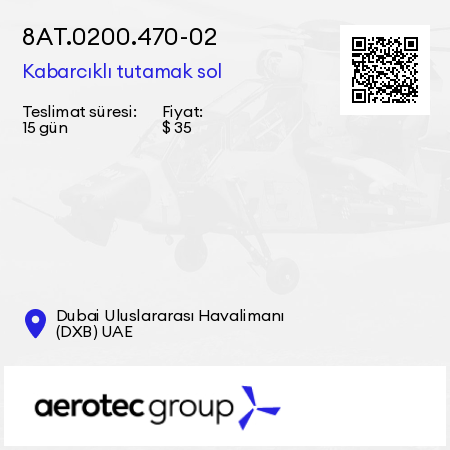 8АТ.0200.470-02 Kabarcıklı tutamak sol