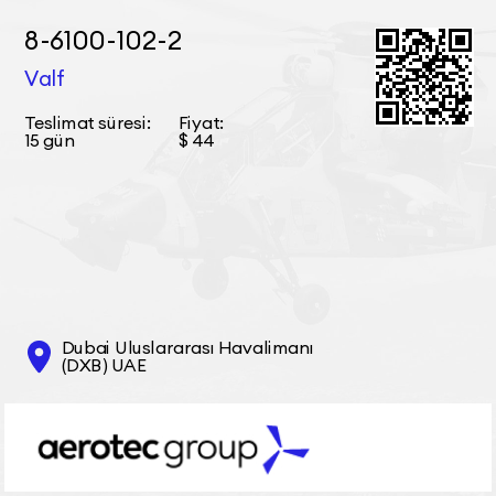 8-6100-102-2 Valf
