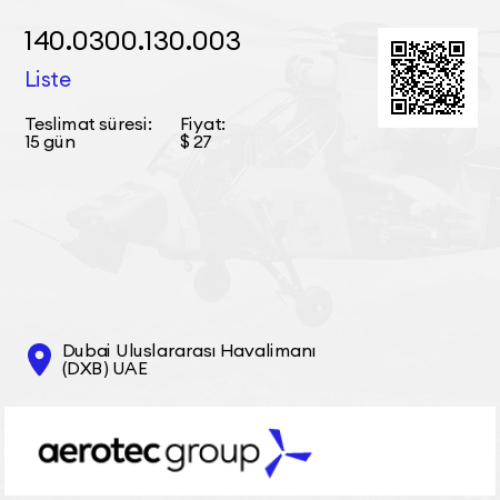 140.0300.130.003 Liste