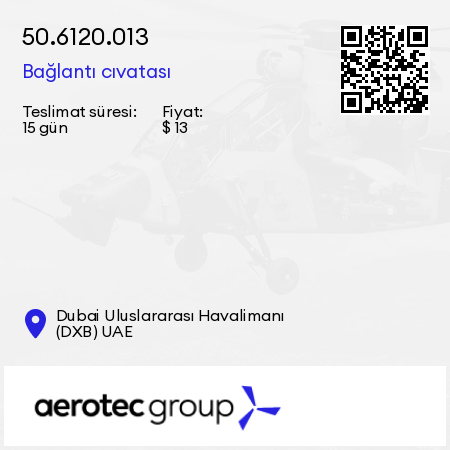 50.6120.013 Bağlantı cıvatası
