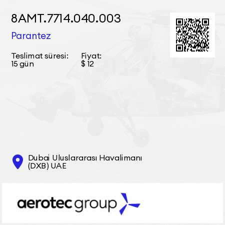 8АМТ.7714.040.003 Parantez