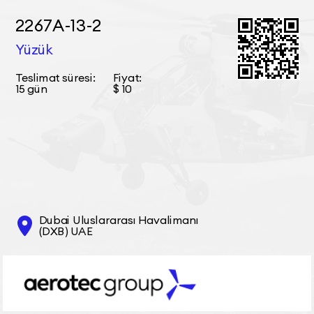 2267А-13-2 Yüzük